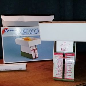 STERLING DIET SCALE‎ WITH FOOD TRAY FOR KITCHEN